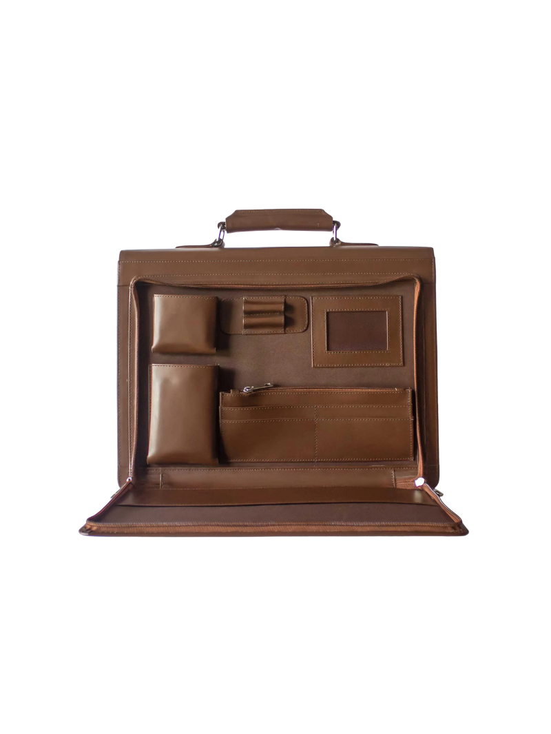Asli Leather Briefcase 2 - Image 8